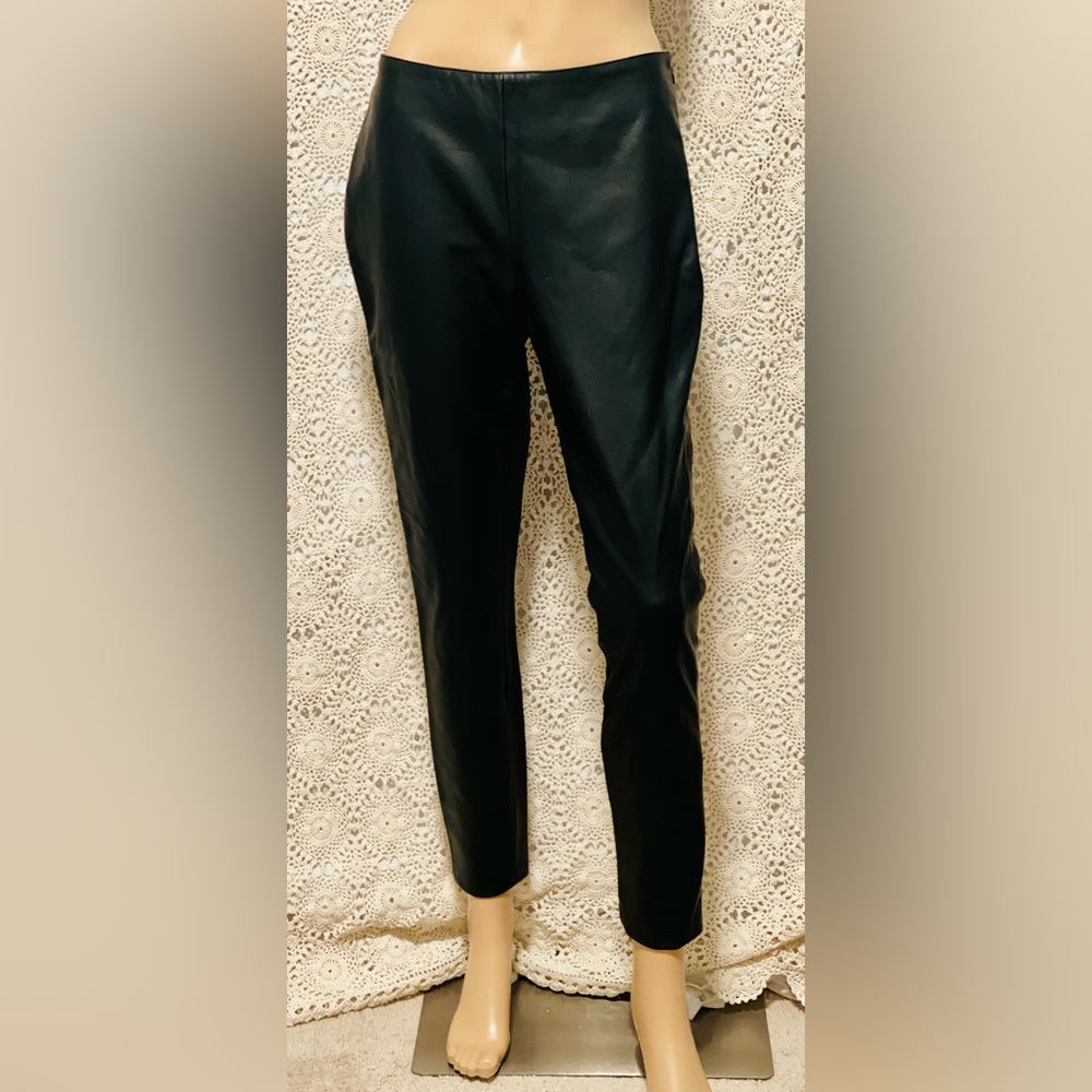 Leather look pants, brand new✨